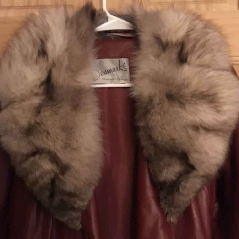 1960’s Long length vintage leather jacket.